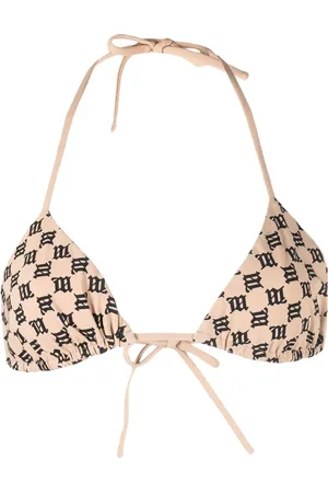 MISBHV Top bikini con monogramma