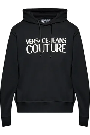 VERSACE Felpa in cotone con cappuccio