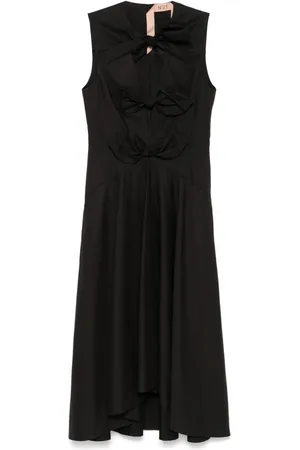Nº21 Abito midi con fiocco