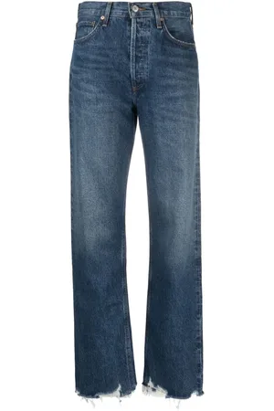 AGOLDE Jeans dritti con effetto vissuto