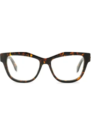 OFF-WHITE Montatura con effetto tartarugato