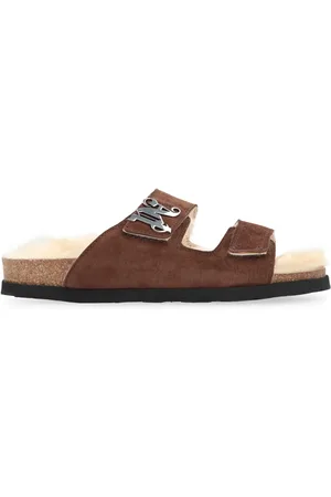 Palm Angels Sandali con placca logo
