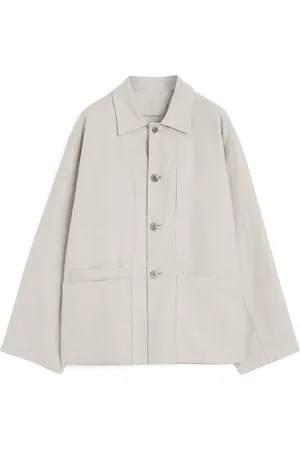 LEMAIRE Giacca-camicia con colletto ampio