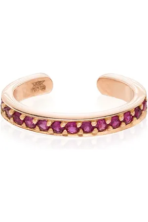 Anita Ear cuff in oro 18kt con rubini