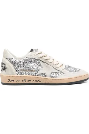 Golden Goose Sneakers Ball-Star con glitter