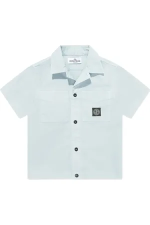Stone Island Camicia con applicazione Compass