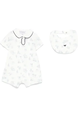 Emporio Armani Set con shorts e logo (2 pezzi)
