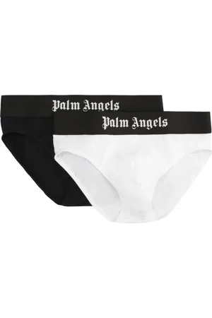 Palm Angels Set di 2 boxer con banda logo