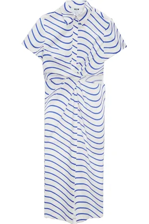 Msgm Abito lungo con dettaglio cut-out