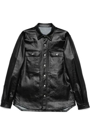 Rick Owens Giacca-camicia cerata