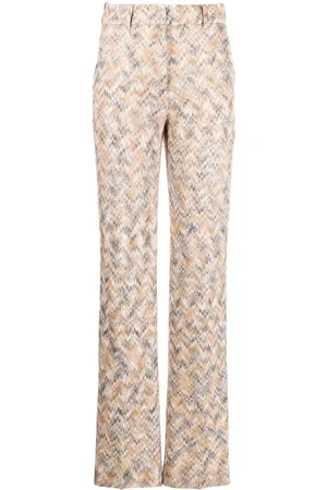 Missoni Pantaloni dritti a zigzag