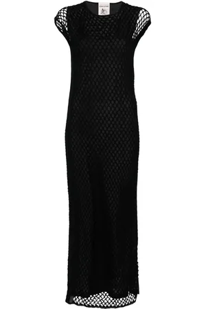 SEMICOUTURE Abito in maglia traforata