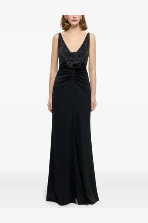 Roland Mouret Abito lungo con strass