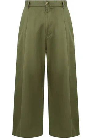 MAN ON THE BOON. Pantaloni a gamba ampia con nervatura