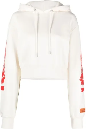 Heron Preston Felpa con cappuccio crop