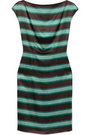 Prada Abito midi a righe