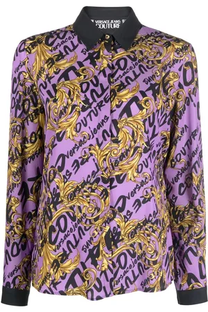VERSACE Camicia con stampa graffiti