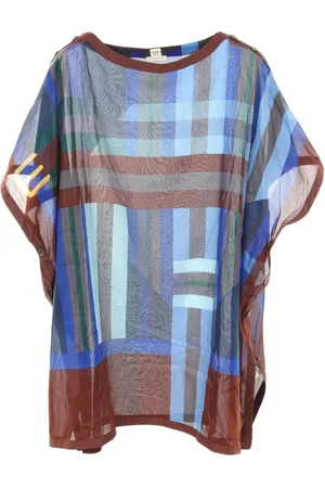 Hermès Blusa con stampa geometrica anni 2000