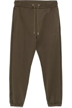 HUGO BOSS Pantaloni sportivi con logo gommato