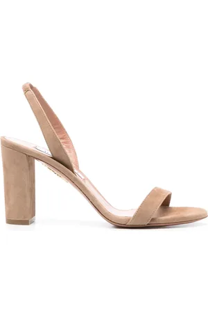 Aquazzura Sandali So Nude Block 85mm