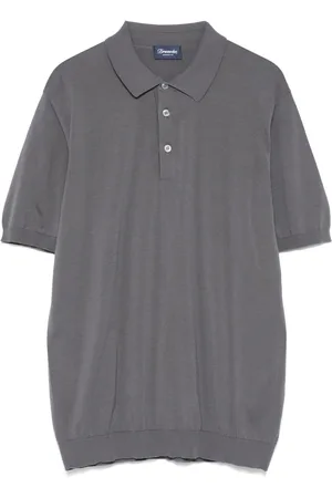 DRUMOHR Polo in cotone con ricamo logo