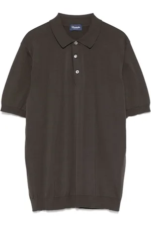 DRUMOHR Polo in cotone con ricamo logo