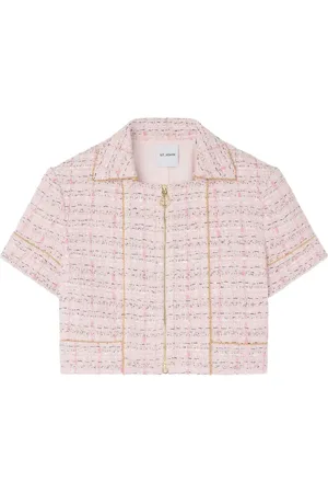 ST. JOHN Giacca crop in tweed