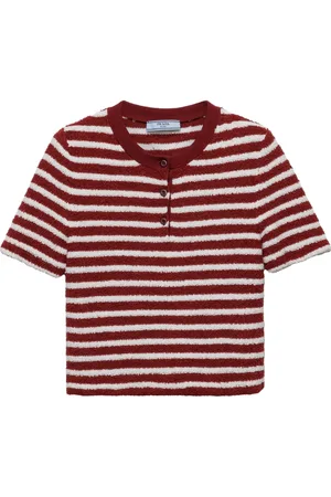 Prada Polo in bouclé di cotone