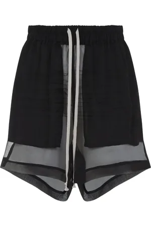 Rick Owens Shorts semi trasparenti