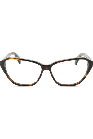 OFF-WHITE Occhiali con effetto tartarugato