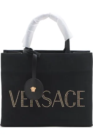VERSACE Borsa tote in tela con logo 2020-2024