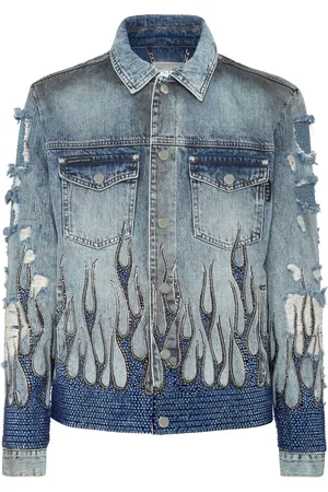 Philipp Plein Giacca Strass Flame
