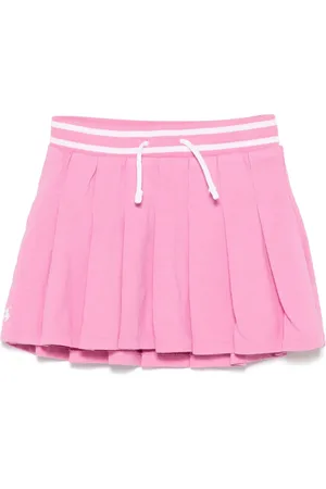 Ralph Lauren Shorts effetto gonna in cotone con pieghe