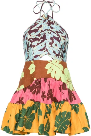 ALÉMAIS Abito corto Poppy Spliced