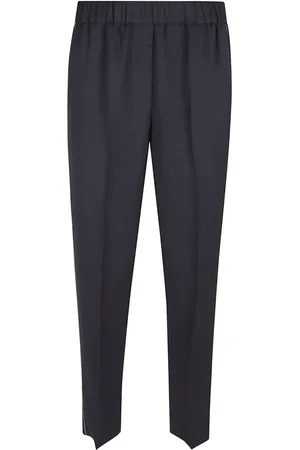 PESERICO SIGN Pantaloni sartoriali con vita elasticizzata