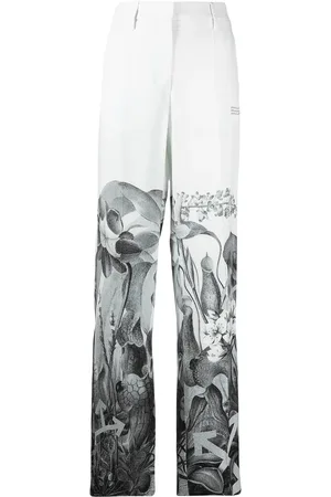 OFF-WHITE Pantaloni dritti con stampa