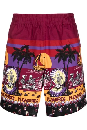 Pleasures Bermuda con stampa