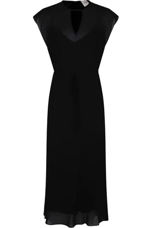 Calvin Klein Abito midi semi trasparente