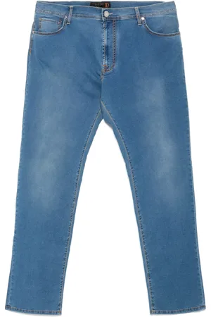 corneliani Jeans dritti con applicazione