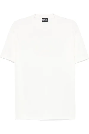 EA7 T-shirt con logo floccato