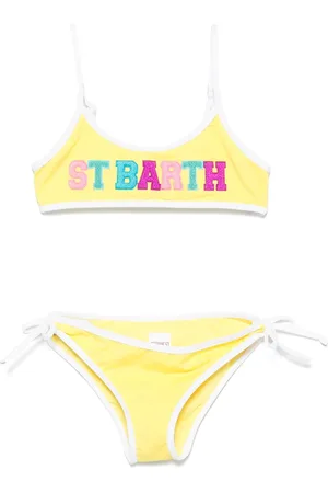 MC2 SAINT BARTH Top bikini con applicazione
