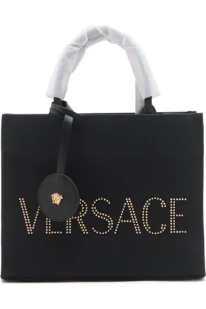 VERSACE Borsa tote in tela con logo 2020-2024