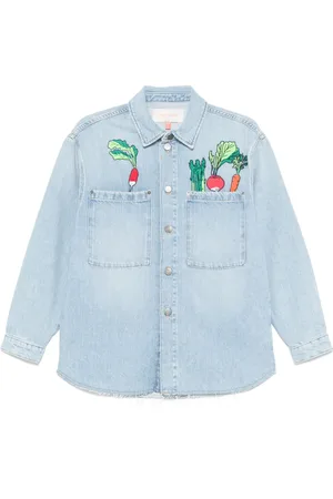 MIRA MIKATI Giacca denim con ricamo