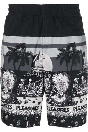 Pleasures Bermuda con stampa