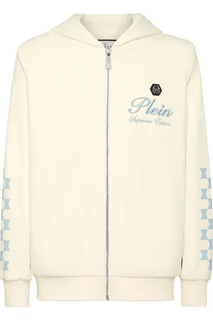 Philipp Plein Felpa Checkmate con cappuccio