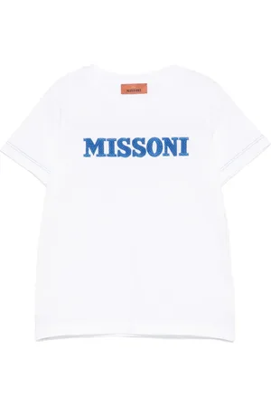 Missoni T-shirt con logo ricamato