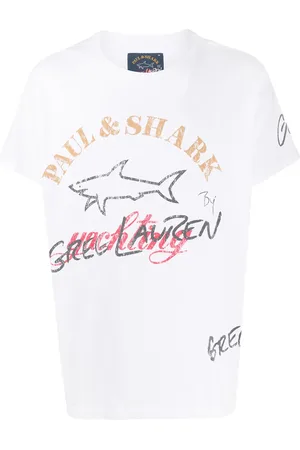 GREG LAUREN T-shirt a girocollo con stampa
