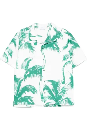 BLUE SKY INN Camicia Green Palm