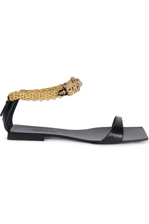 Roberto Cavalli Sandali Jewel Tigers con suola piatta