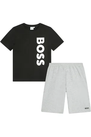 HUGO BOSS Set T-shirt e shorts con stampa